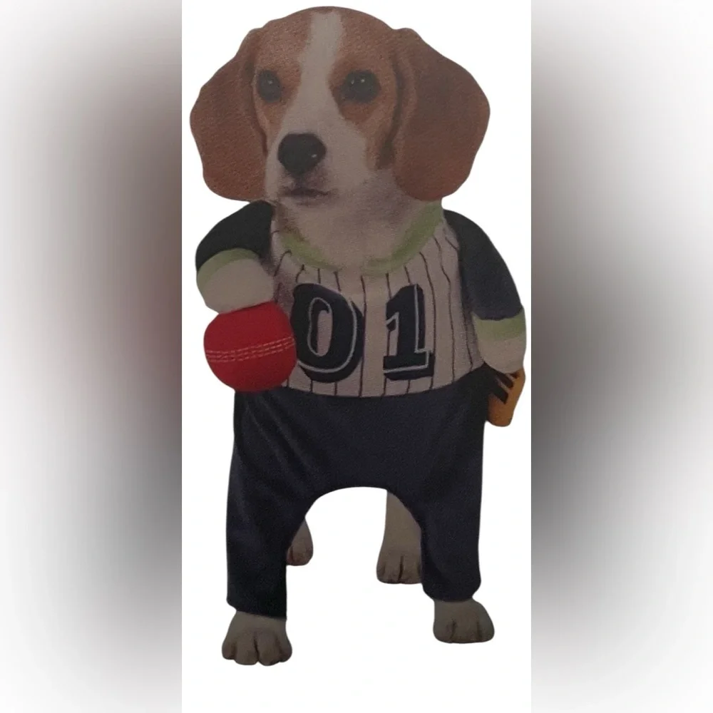 Heart to Tail Dog Paddleball Player Halloween Costume - Navy and White Large
